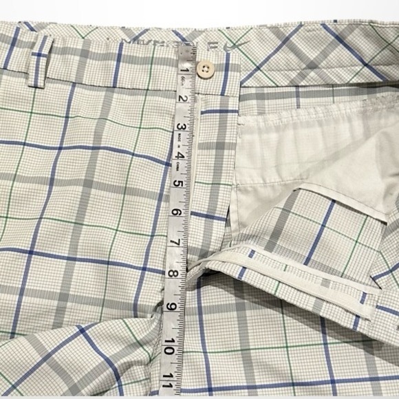 Nike Golf Shorts Plaid Pattern Casual Athletic Performance - Men's Size 36 - Picture 5 of 9